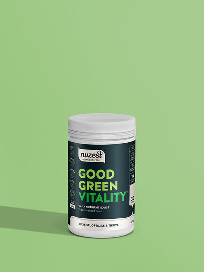 Nuzest Good Green Vitality 120g, 300g Or 750g, A Dense Blend Of Greens