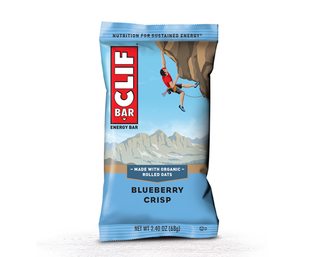Clif Energy Bar Single Or Box of 12, Blueberry Crisp Flavour