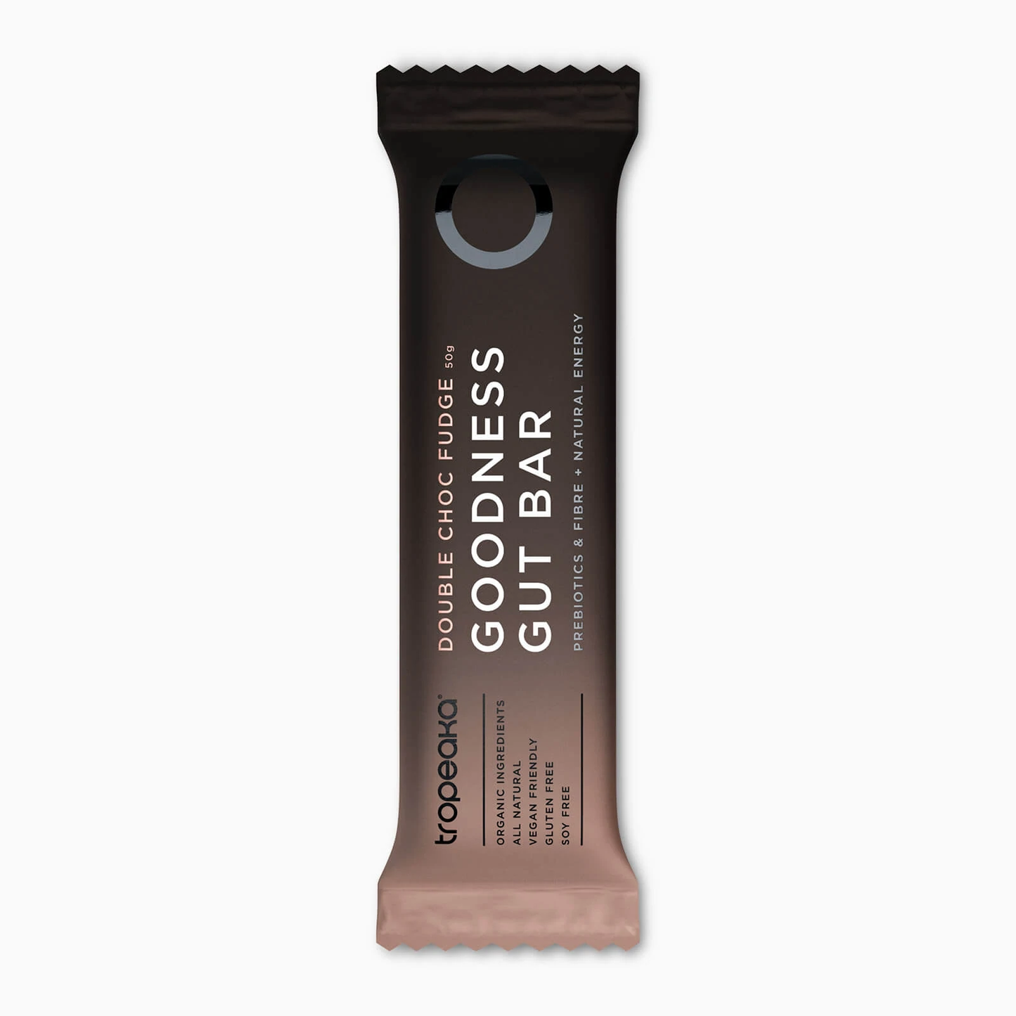 Tropeaka Goodness Gut Bar 50g, Double Choc Fudge