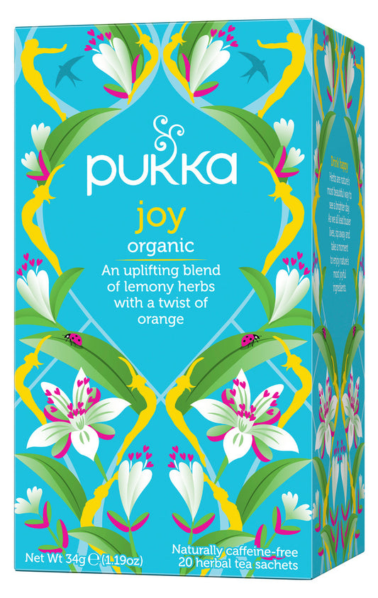 Pukka Herbs 20 Herbal Tea Bags, Joy