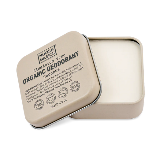 Noosa Basics Organic Deodorant Tin 50g, Coconut