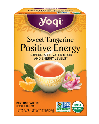 Yogi Tea Herbal Tea, Sweet Tangerine Positive Energy 16 Bags