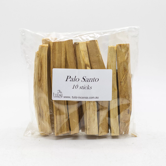 Tulsi Peruvian Palo Santo Sticks, 10 Pack