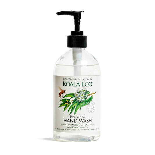 Koala Eco Natural Hand Wash 500ml Or 1L, Lemon Scented Eucalyptus & Rosemary