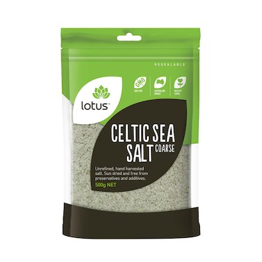 Lotus Sea Salt Celtic 500g Or 1kg, Coarse