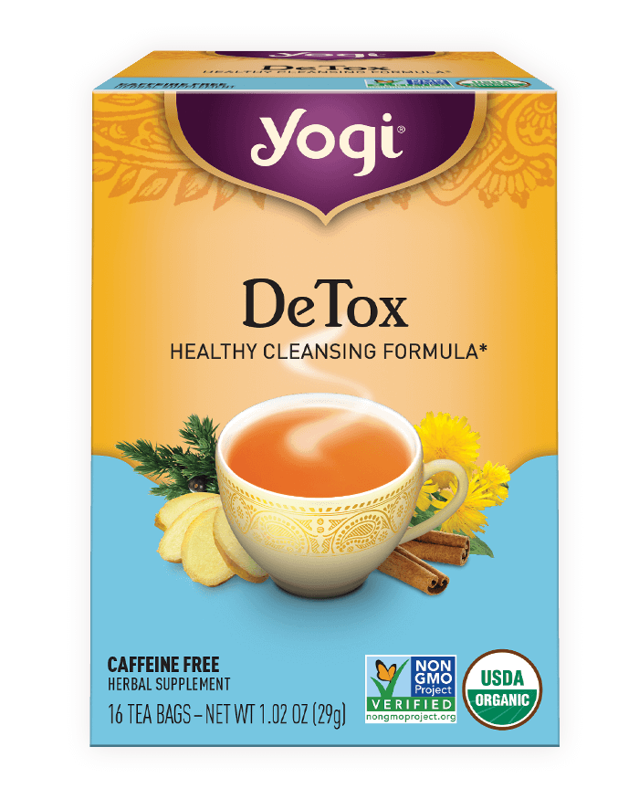 Yogi Herbal Tea 16 Bags, DeTox Healthy Cleansing Formula