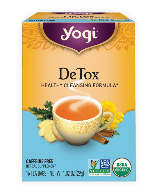 Yogi Herbal Tea 16 Bags, DeTox Healthy Cleansing Formula
