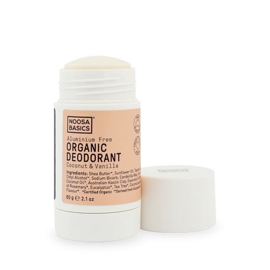 Noosa Basics Organic Deodorant Stick 60g, Coconut & Vanilla