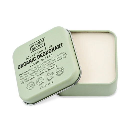 Noosa Basics Organic Deodorant Tin 50g, Lemon Myrtle
