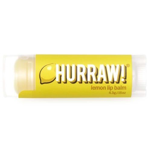 Hurraw Lip Balm 4.8g, Balms Collection, Lemon Flavour