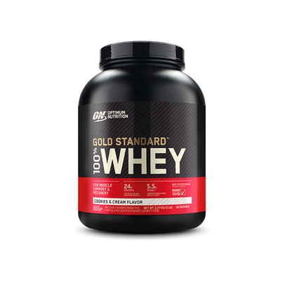 Optimum Nutrition Gold Standard 100% Whey 2lb, 5lb Or 10lb, Cookies & Cream Flavour