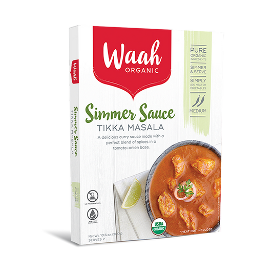 Waah Organic Simmer Sauce 300g, Tikka Masala