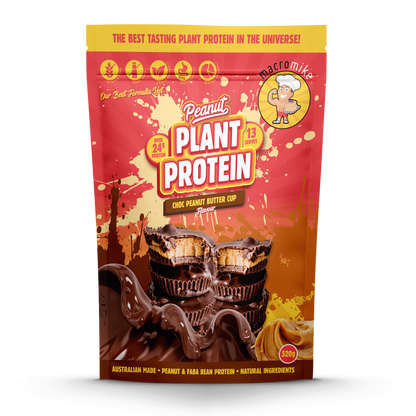 Macro Mike Peanut Plant Protein 520g Or 1kg, Choc Peanut Butter Cup Flavour