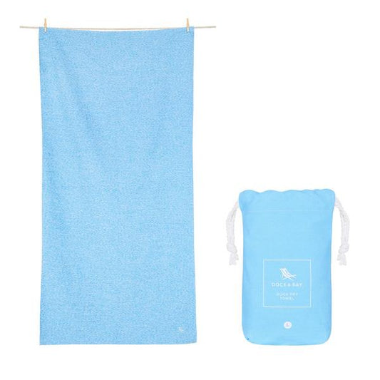 Dock & Bay Quick Dry Fitness Towel, Essential Collection, Lagoon Blue