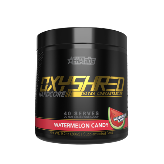 EHP Labs Oxyshred Hardcore 260g (40 serves), Watermelon Candy Flavour