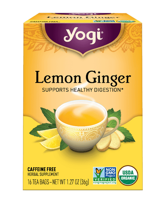 Yogi Tea Herbal Tea, Lemon Ginger 16 Bags