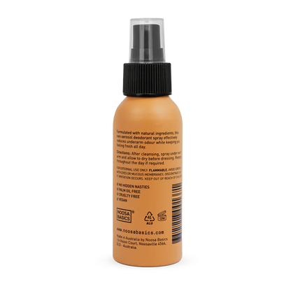 Noosa Basics Natural Deodorant Spray 100ml, Sandalwood Fragrance