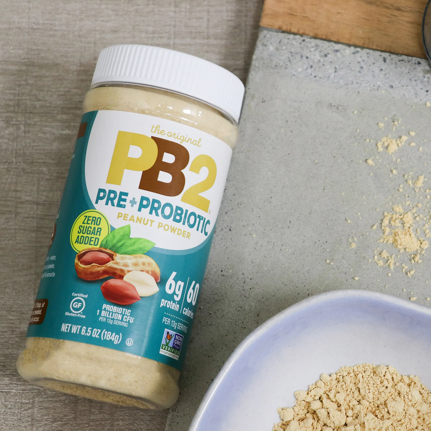PB2 Powdered Peanut Butter 184g, The Pre+Probiotic Flavour