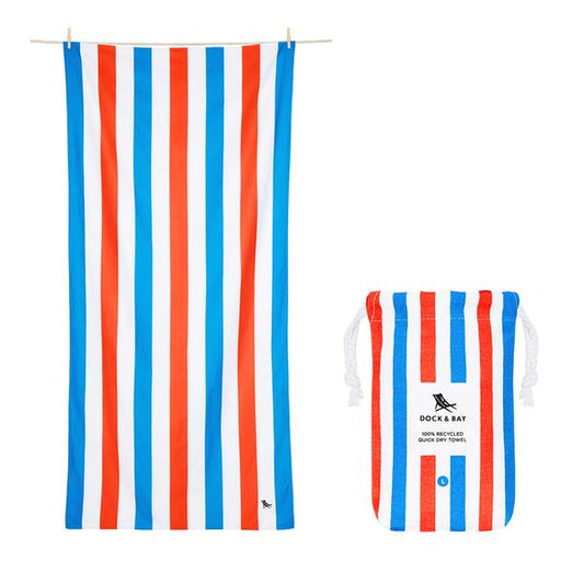 Dock & Bay Quick Dry Beach Towel, Summer Collection, Poolside Parties