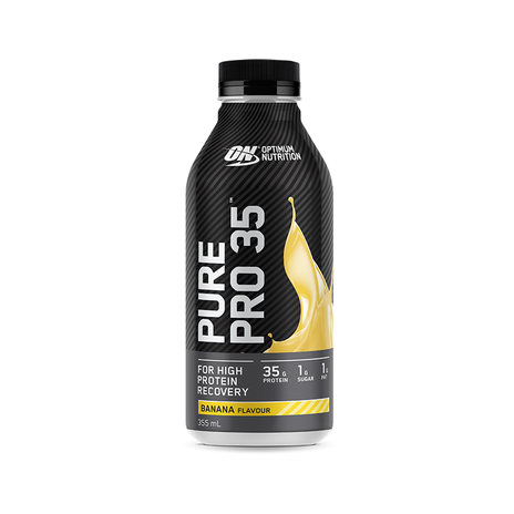 Optimum Nutrition Pure Pro 35 Ready To Drink 355ml, Banana Flavour
