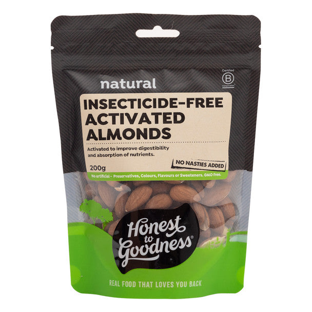 Honest To Goodness Almonds 200g, Activated & Insecticide Free