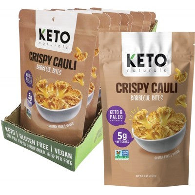 Keto Naturals Crispy Cauli Bites 27g, Barbecue Flavour