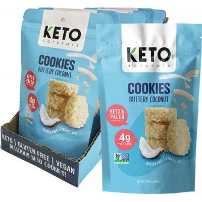 Keto Naturals Cookie 64g, Buttery Coconut Flavour