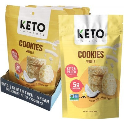 Keto Naturals Cookie 64g, Vanilla Flavour