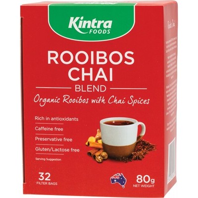 Kintra Foods Rooibos Chai Blend, 32 Tea Bags