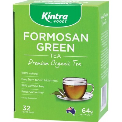 Kintra Foods Formosan Green Tea, 32 Tea Bags