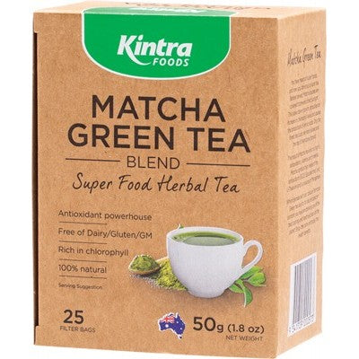 Kintra Foods Matcha Green Tea Blend, 25 Tea Bags