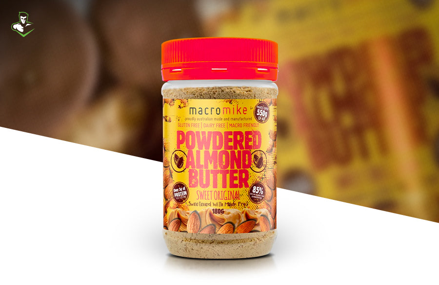 Macro Mike Powdered Almond Butter 180g, Sweet Original Flavour