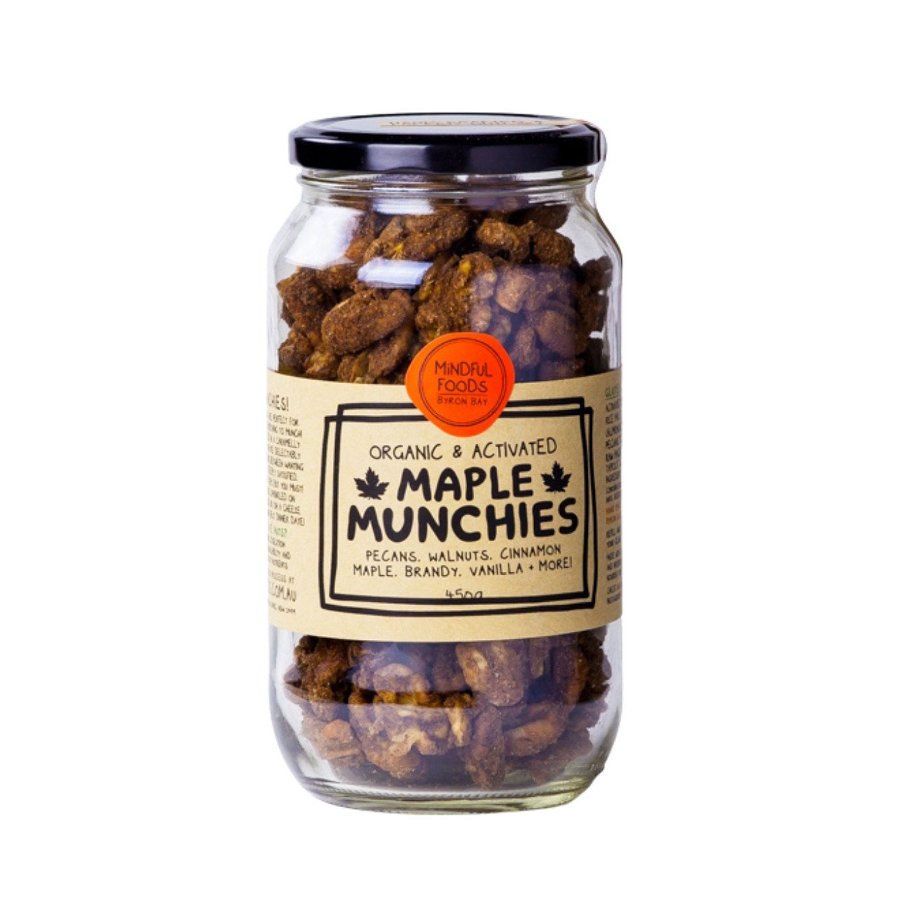 Mindful Foods Maple Munchies 200g, 400g Or 1kg, Cinnamon & Nut Butter Organic & Activated)
