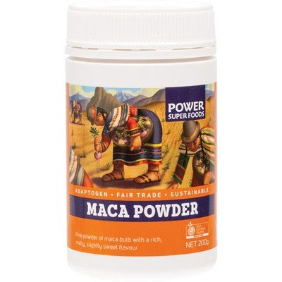 Power Super Foods Maca Powder "The Origin Series" 200g, 350g Or 500g, Certified Organic