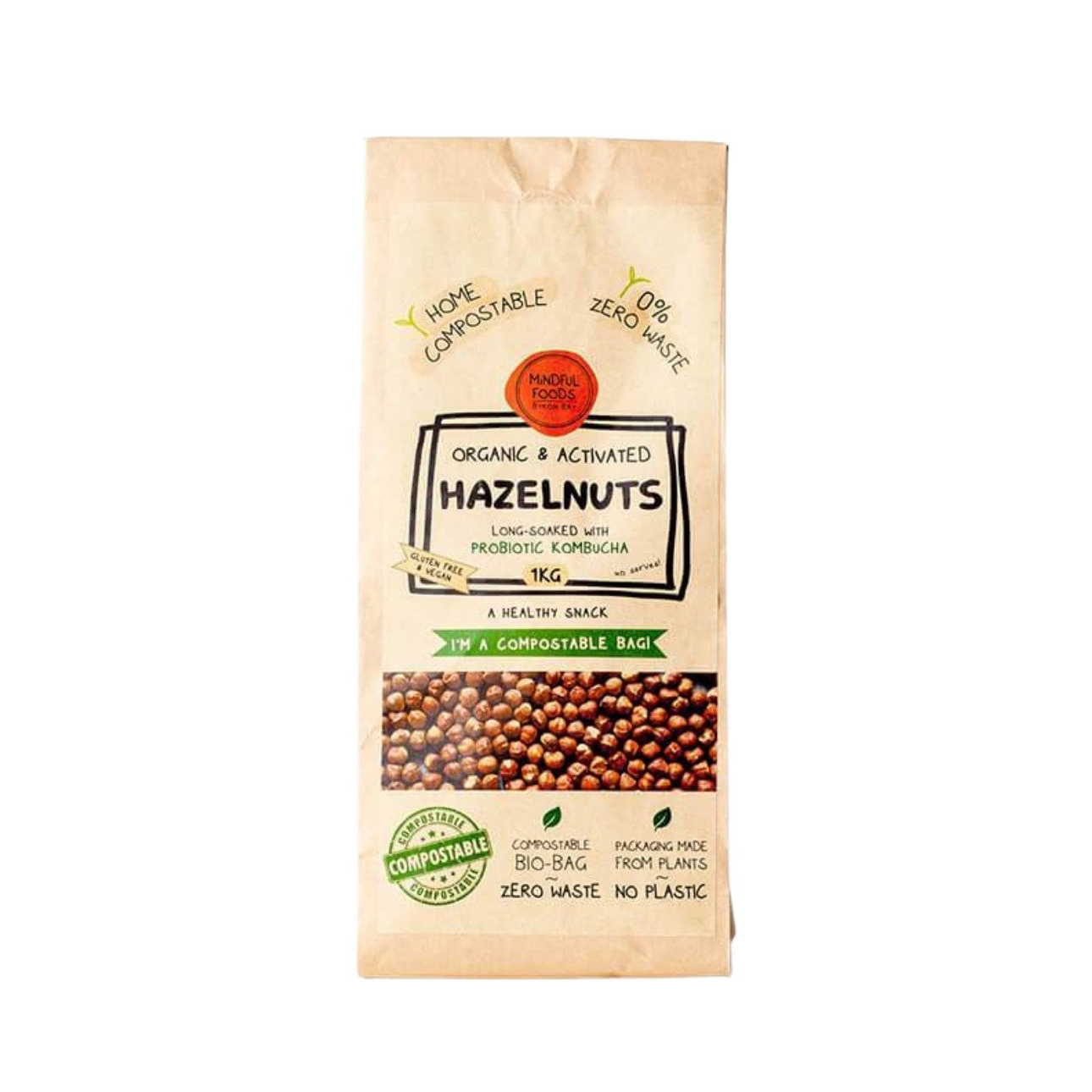 Mindful Foods Hazelnuts 250g, 500g Or 1kg (Organic & Activated)