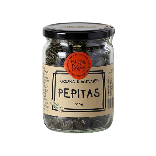 Mindful Foods Organic & Activated Pepitas 300g, 600g Or 1kg, Long Soaked With Probiotic Kombucha