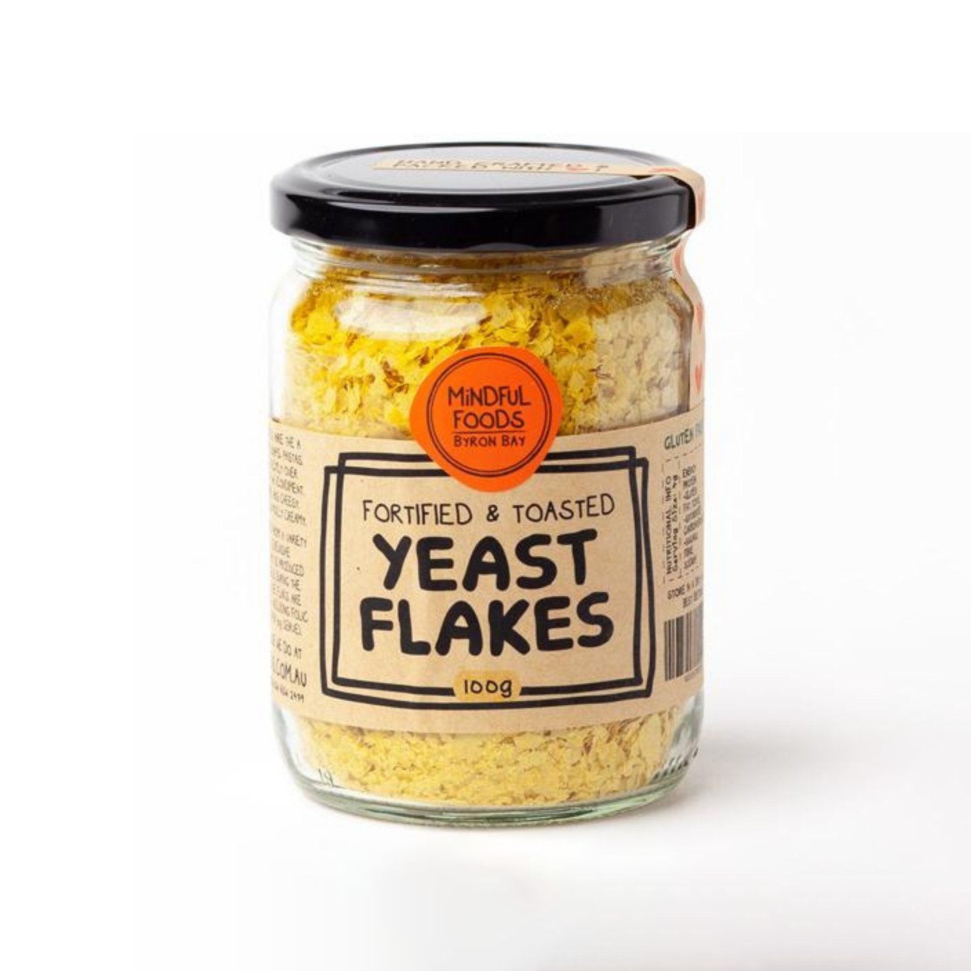 Mindful Foods Nutritional Yeast Flakes 100g, Fortified & Toasted