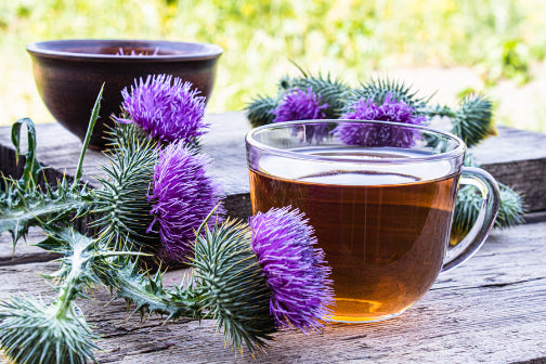 Buddha Teas Organic Herbal Tea 18 Tea Bags, Milk Thistle Tea; A Herbal Tonic To Detox & Restore