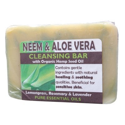 Harmony Soapworks Neem & Aloe Vera Cleansing Bar 140g