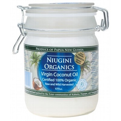 Niugini Organics Virgin Coconut Oil 100% Pure 320ml, 650ml Or 1000ml