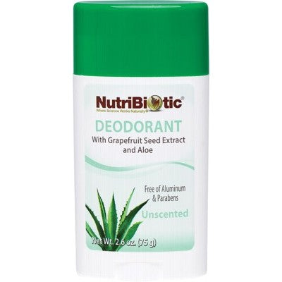 Nutribiotic Deodorant Stick 75g, Unscented Fragrance