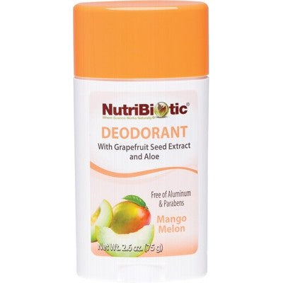 Nutribiotic Deodorant Stick 75g, Mango Melon Fragrance