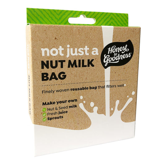 Honest To Goodness Nut Milk Bag, Finely Woven Reusable Bag That Filters Well!
