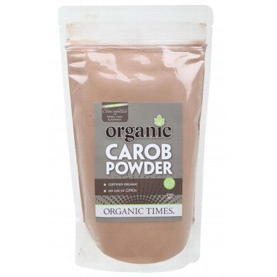 Organic Times Carob Powder 200g Or 500g, Certified Organic