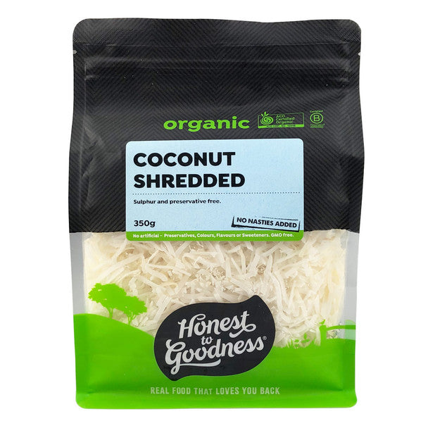 Honest To Goodness Shredded Coconut 125g Or 350g, Australian Certified Organic