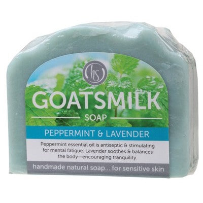 Harmony Soapworks Peppermint & Lavender Goats Milk Soap 140g