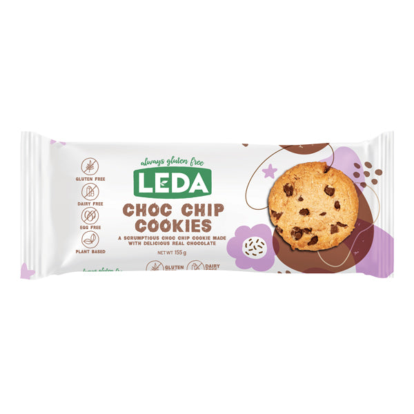 LEDA Choc Chip Cookies 155g, Crunchy & Delicious