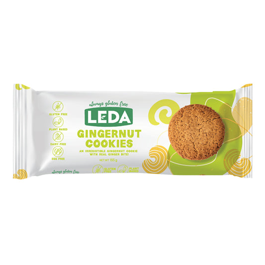 LEDA Gingernut Cookies 155g, A Perfect Gingery Snack