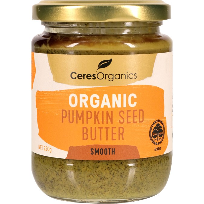 Ceres Organics Pumpkin Seed Butter 220g, Smooth