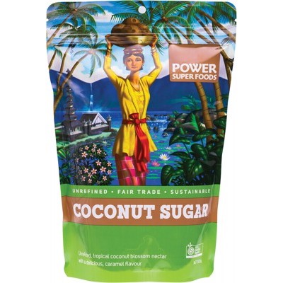 Power Super Foods Coconut Sugar "The Origin Series" 200g, 500g Or 1Kg, Certified Organic